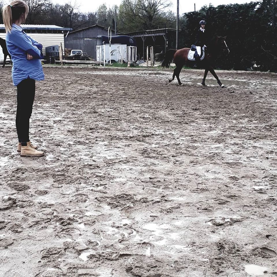 Cours d'équitation avec océane
